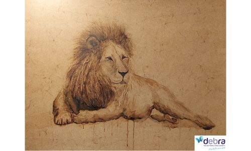 The King by Sarah Elder, BBC Wildlife Artist of the Year