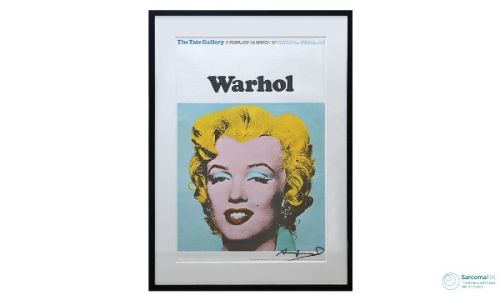 Signed Tate Gallery Poster Andy Warhol