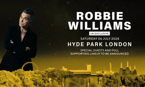 2 x VIP tickets to the SOLD OUT Robbie Williams concert at BST Hyde Park on Saturday 6 July 2024