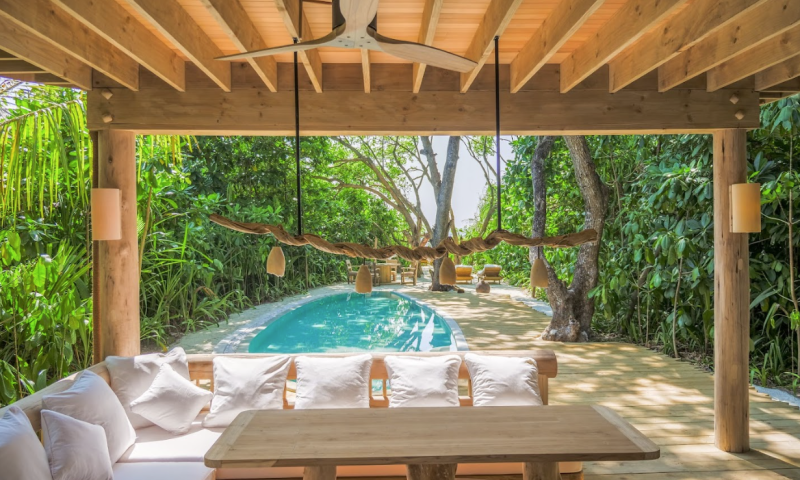 7 nights for for four at Soneva Fushi, Maldives
