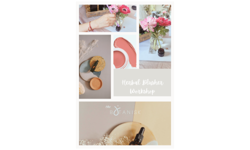 Workshop to make your own natural skincare product