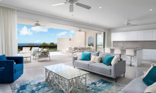 7 NIGHT PRIVATE VILLA WITH PANORAMIC SEA VIEWS IN BARBADOS FOR 6 PEOPLE