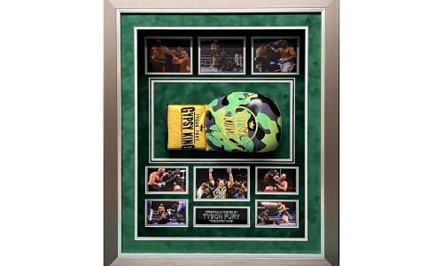 Stunning Framed Tyson Fury Signed Boxing Glove