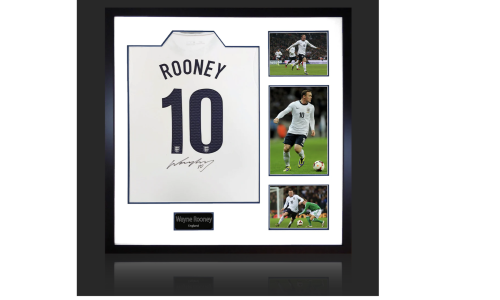 Wayne Rooney Signed England Shirt