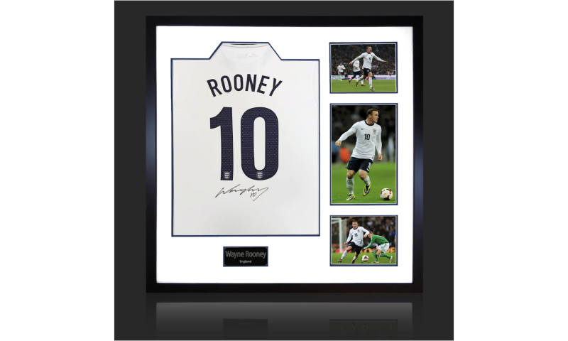 Wayne Rooney Signed England Shirt