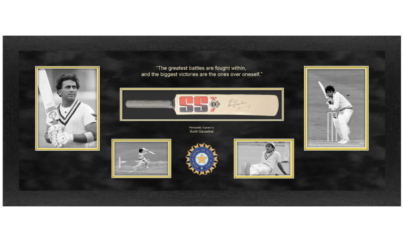 LIVE AUCTION - Sunil Gavaskar’s Signed Bat
