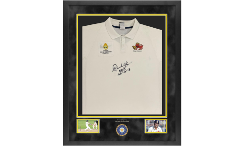 LIVE AUCTION - The Legend's Jersey: Sachin Tendulkar's Signed T-Shirt