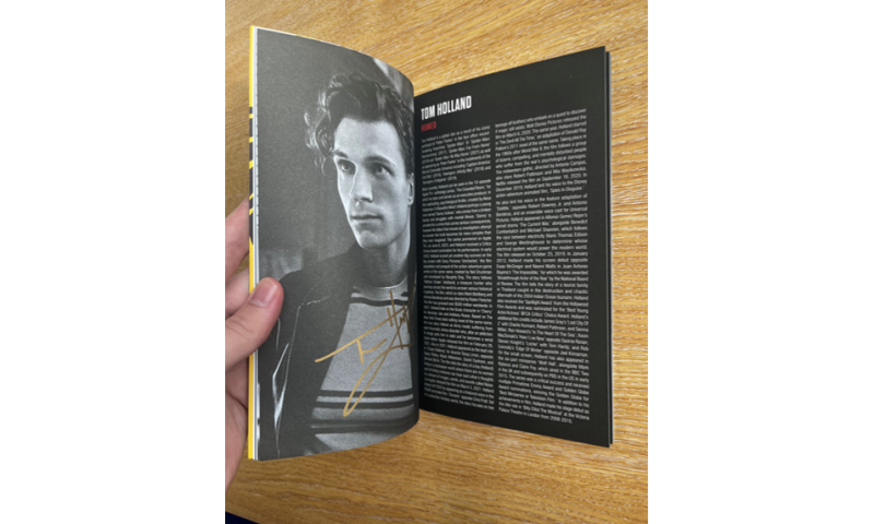 Fully signed cast program from The Duke of York Theatre’s production of Romeo & Juliet (2024), starring Tom Holland (Spider-Man), Francesca Amewudah-Rivers (Sex Education) & Freema Agyeman (Doctor Who)