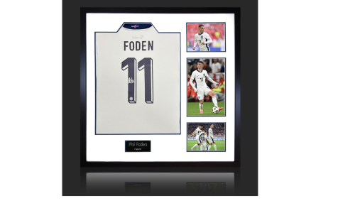 England's Phil Foden signed shirt