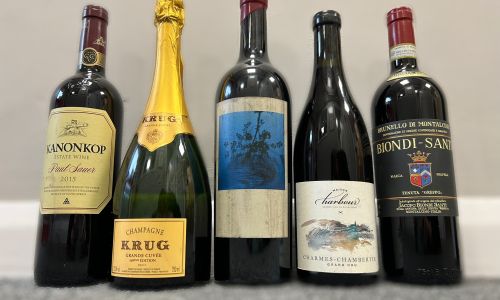 Exclusive collection of Fine Wines