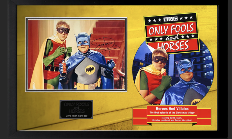 David Jason Signed Only Fools And Horses Iconic Frame