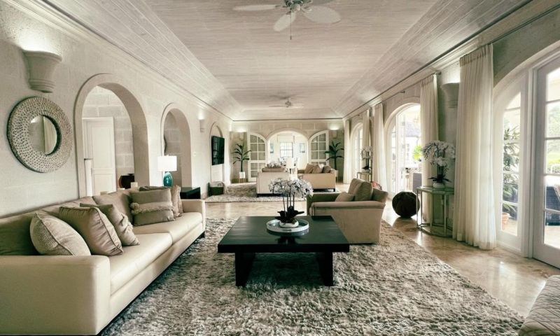 A week stay for 12 in a stunning 6 bedroom villa in Royal Westmoreland, Barbados, with beach passes